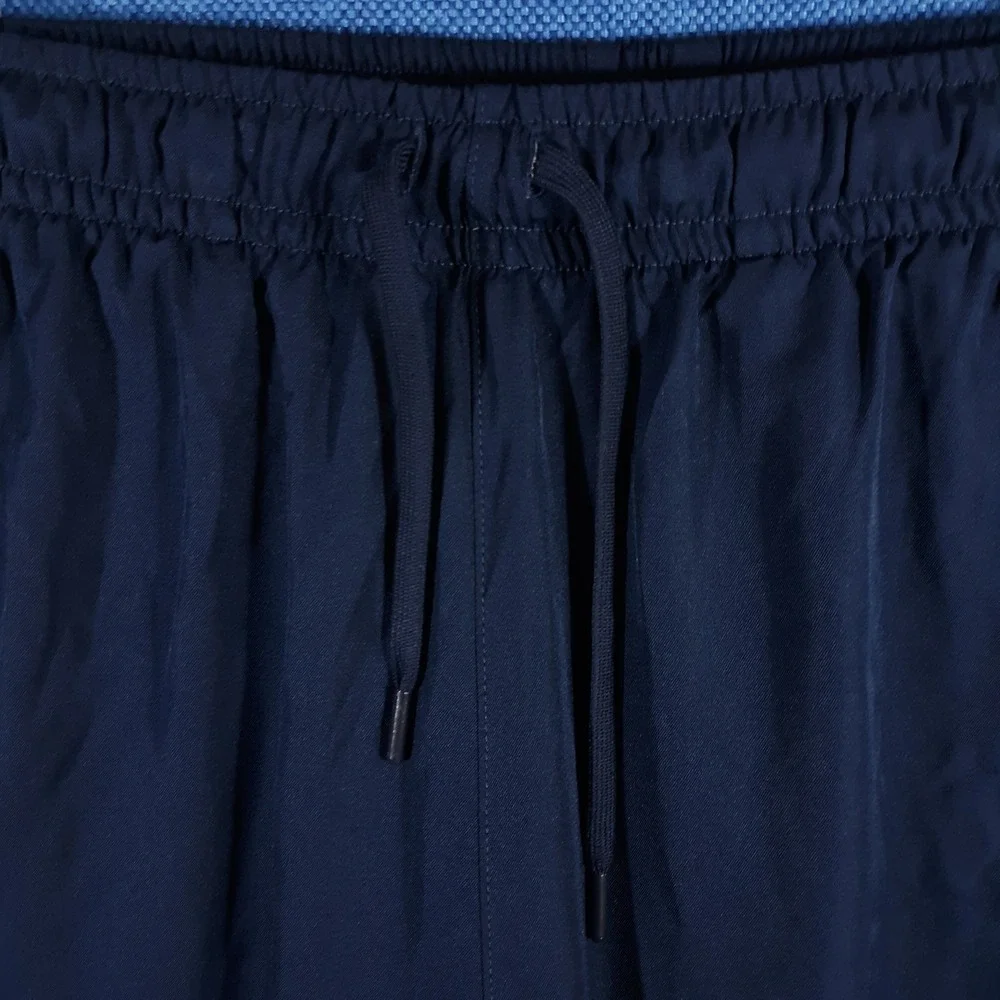 Nike Track Pants Mens 2XL Inseam 32 Dri-Fit Blue Lined Elastic Waist